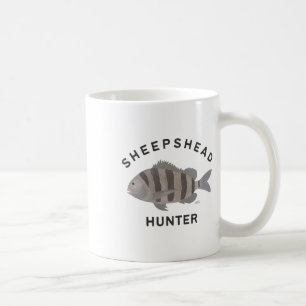 Sheepshead Hunter Fishing Coffee Mug