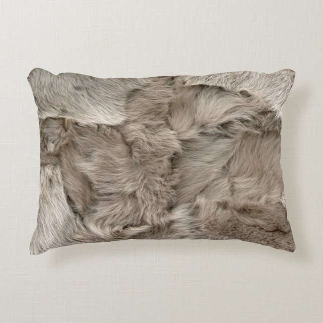 Sheepskin Decorative Cushion (Front)