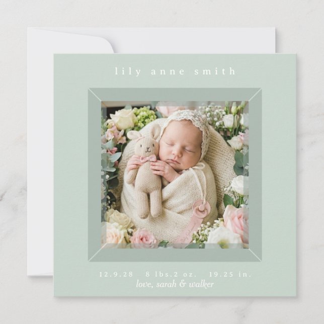 Sheer Beauty Mint Announcement (Front)