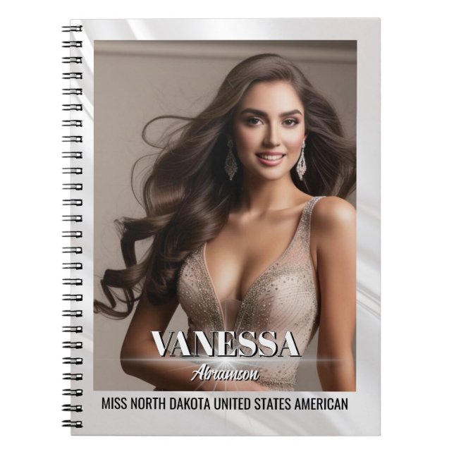 Sheer Elegance Spiral Photo Notebook (Front)