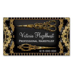 Sheer Hazelhurst Double Scissor Magnetic Business Card