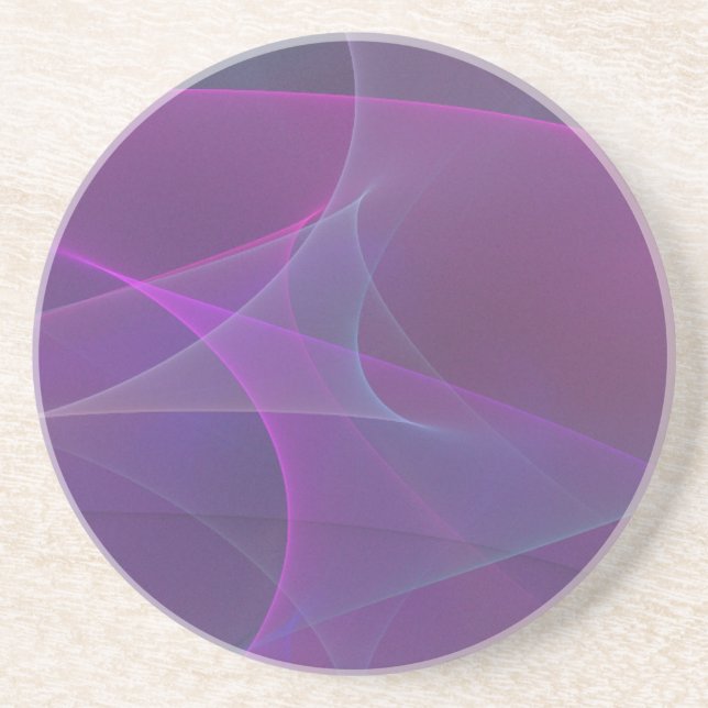 Sheer Purple Coaster (Front)
