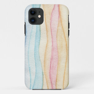 Sheer Waves of Pastel Colours Stylish Pretty Case-Mate iPhone Case