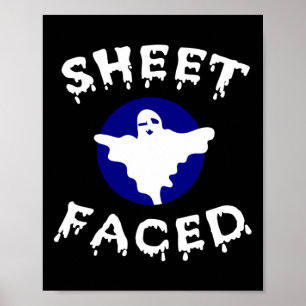 Sheet Faced Fun Halloween Poster