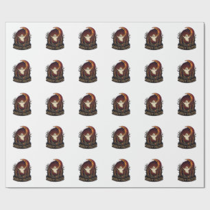 Sheet Faced Ghost Halloween Spooky Trees Moon_1 Wrapping Paper