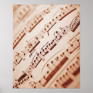 Sheet Music 5 Poster