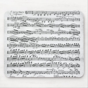Sheet Music for the Overture to 'Egmont' Mouse Pad
