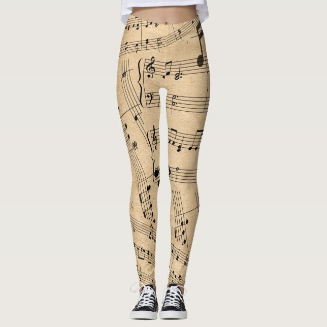 Sheet Music Leggings (Front)