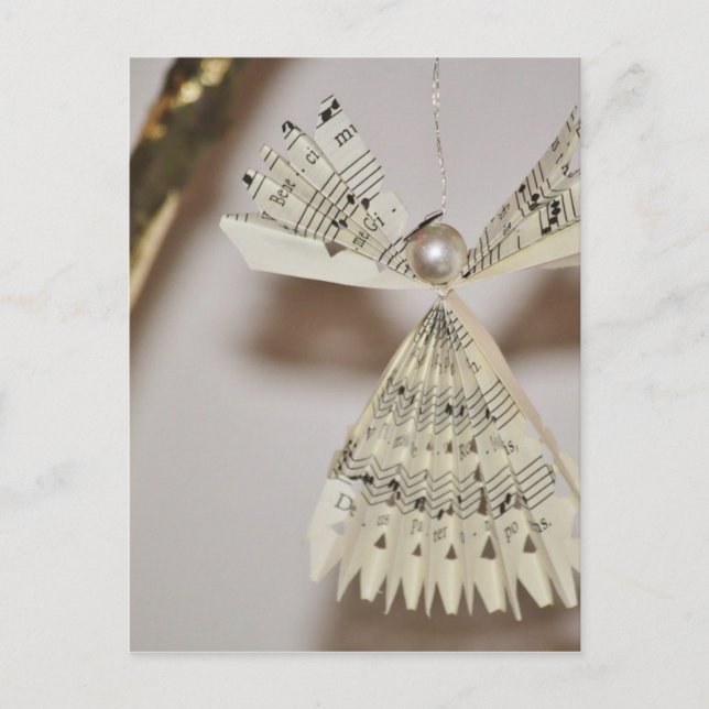 Sheet Music Notes Christmas Angel Pearl (Front)