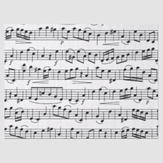 Sheet Music Notes Decoupage Tissue Paper