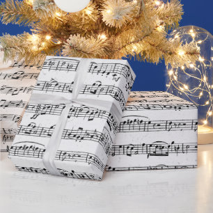 Sheet Music On Speckled Paper