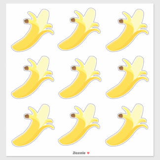 Sheet of Banana Stickers 