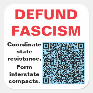 Sheet of six 3 inch, square stickers. sticker