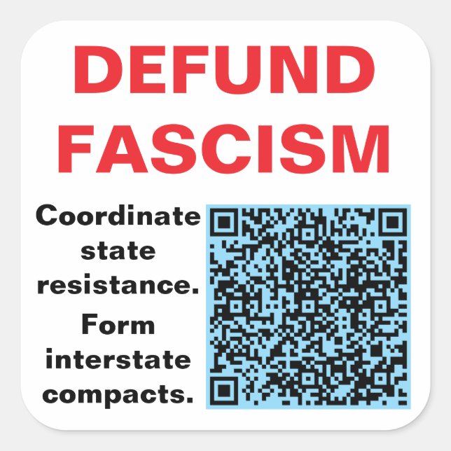 Sheet of six 3 inch, square stickers. sticker (Front)