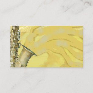 Sheet of sound business card