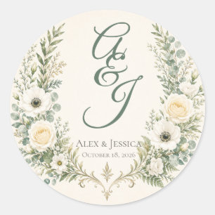 Sheet: Personalised Botanical Envelope Seal