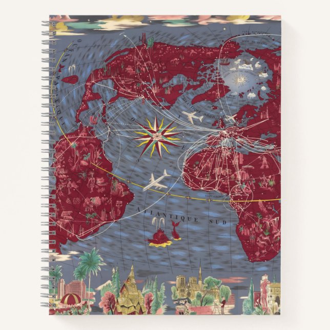Sheets 1-8: Air France Notebook (Front)
