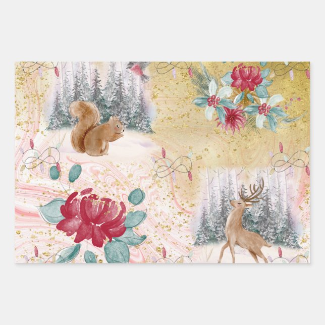 Sheets of Christmas Wrapping Paper (Front 2)