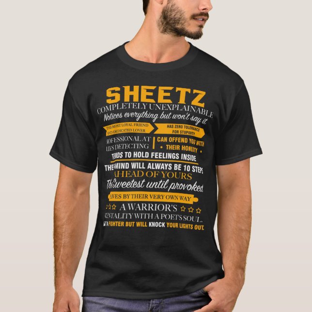 SHEETZ completely unexplainable T-Shirt (Front)