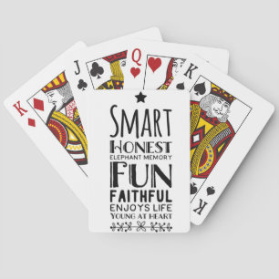 Sheffey Acronym with a Star Playing Cards