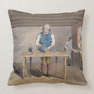 Sheffield Cutler, from `Costume of Yorkshire' engr Cushion