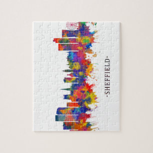 Sheffield England Skyline Jigsaw Puzzle
