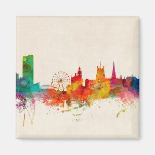 Sheffield England Skyline Magnet
