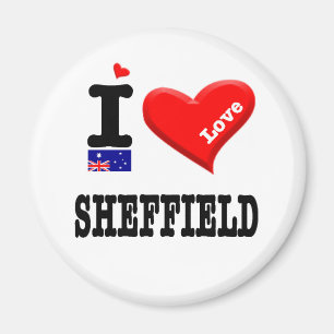 SHEFFIELD - I Love Magnet