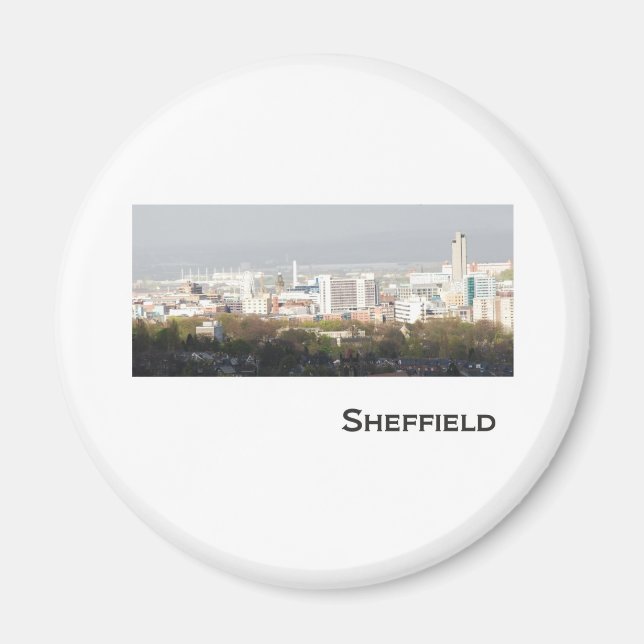 Sheffield Landscape picture Magnet (Front)