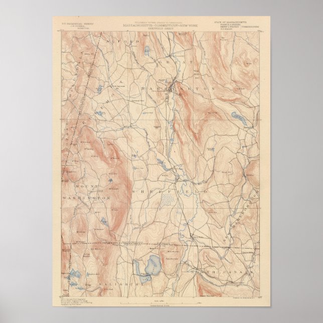 Sheffield, Massachusetts Poster (Front)