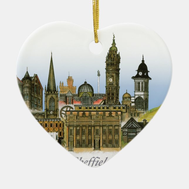 sheffield - south yorkshire, tony fernandes ceramic tree decoration (Front)