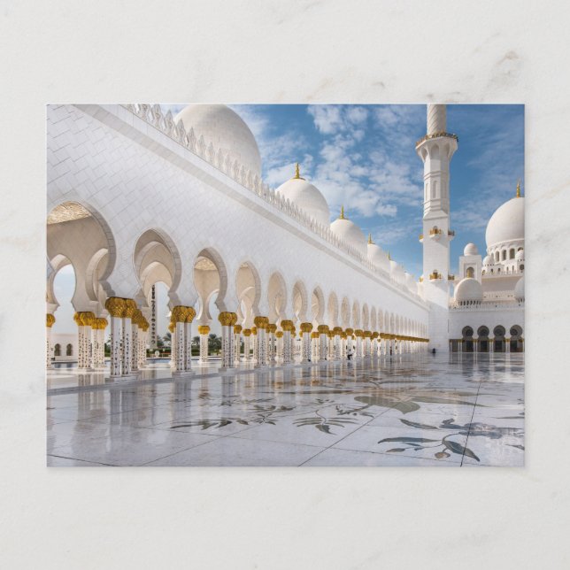 Sheikh Zayed mosque Postcard (Front)