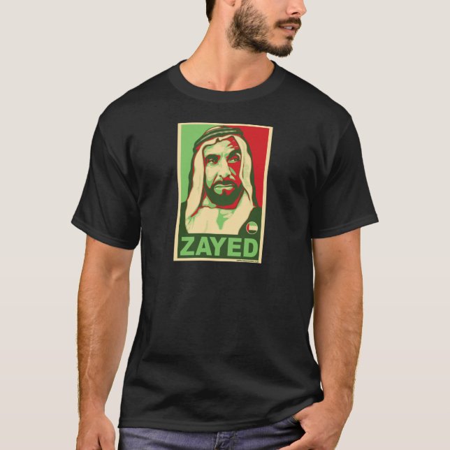 Sheikh Zayed Products T-Shirt (Front)