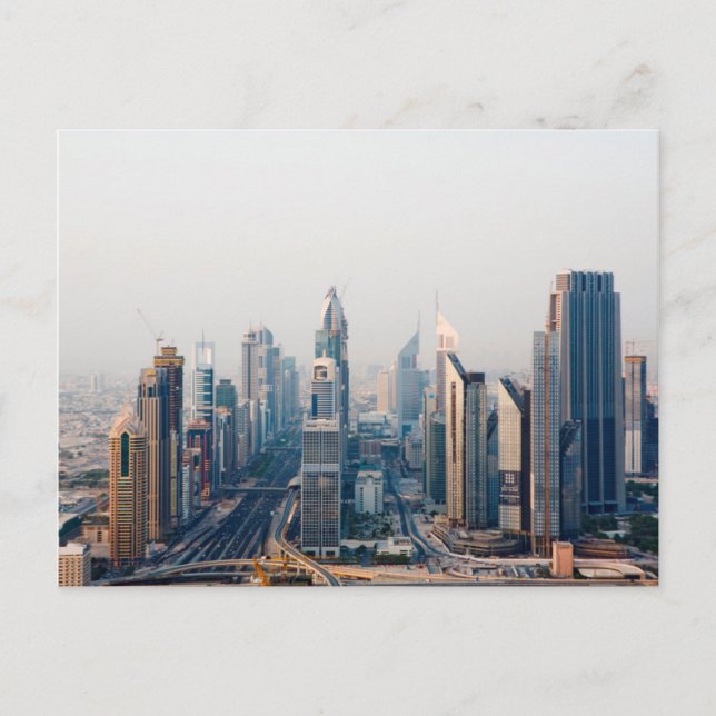 Sheikh Zayed Road Postcard (Front)