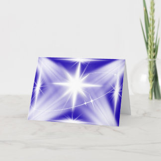 Shekinah Glory Christmas Star Greeting Card