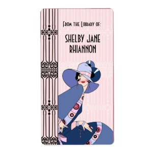 Shelby, 1930s Lady in Pink and Blue