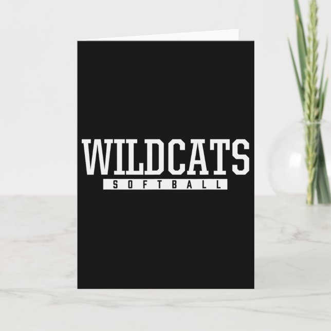 Shelby County Wildcats Softll Hs  Card (Front)