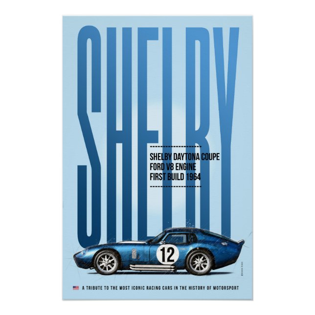 Shelby Daytona Coupe Tribute Poster (Front)