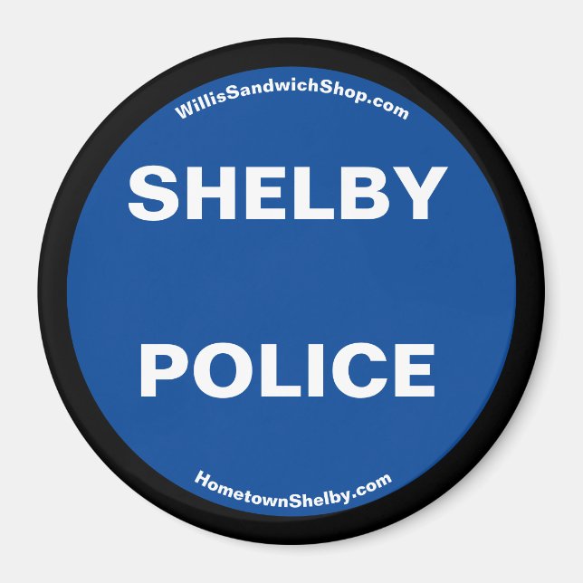 Shelby Police Magnet (Front)