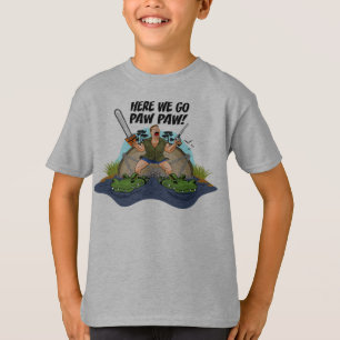 Shelby The Swamp Man - Here We Go Paw Paw T-Shirt