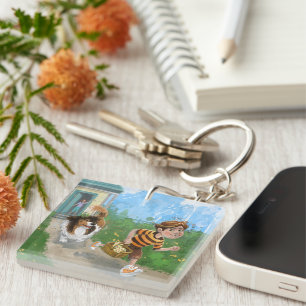 Sheldon and Davie Adventure Key Ring