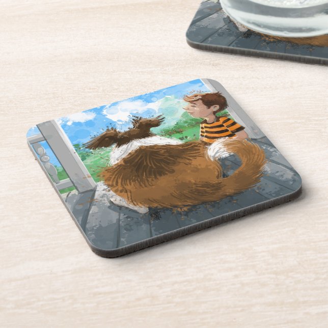 Sheldon and Davie Relaxing Coaster (Left Side)