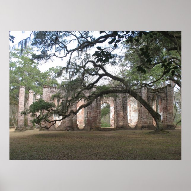 Sheldon Church Ruins Poster (Front)