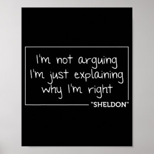 Sheldon Quote Funny Birthday Personalized Name Gif Poster