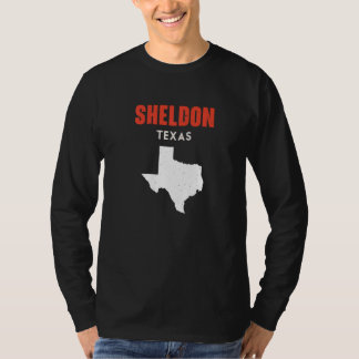 Sheldon Texas USA State America Travel Texas   T-Shirt