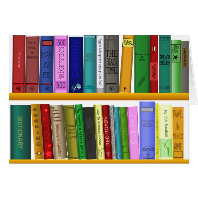 shelf books library reading (Front Horizontal)