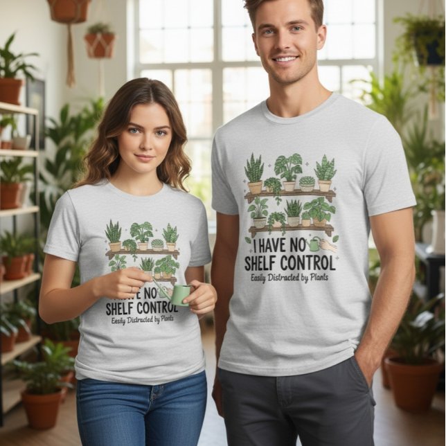Shelf Control Succulent Lover Funny Plant T-Shirt  Tri-Blend Shirt (Creator Uploaded)
