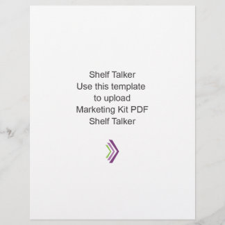 Shelf Talker Marketing Kit Template