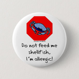 Shelfish Stop 6 Cm Round Badge