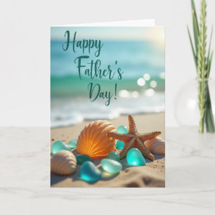 Shell Art Fathers Day Card